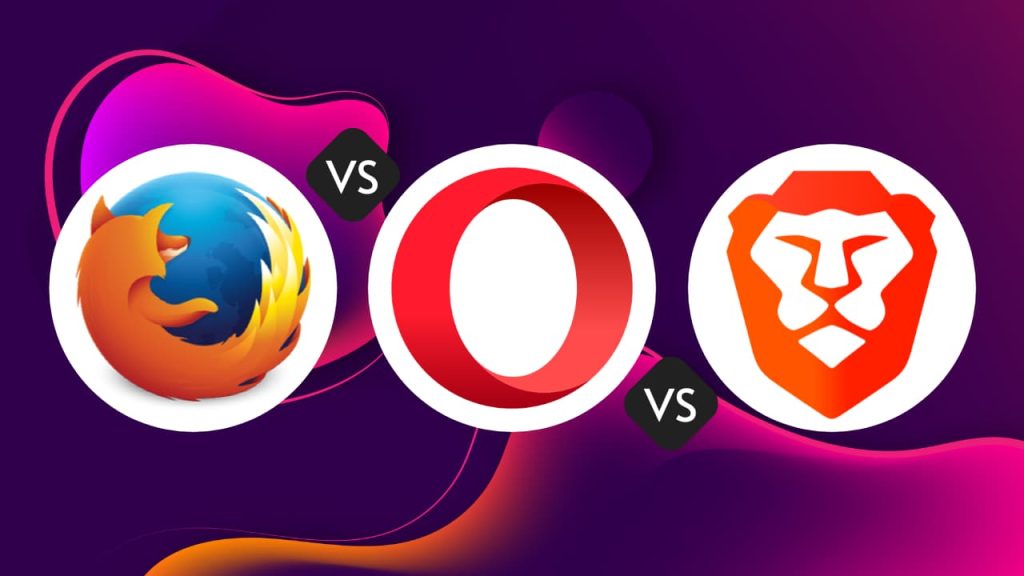 Firefox vs Opera vs Brave